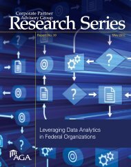 Leveraging Data Analytics in Federal Organizations - AGA