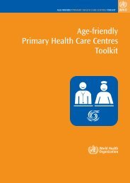 Age-friendly Primary Health Care Centres Toolkit - World Health ...