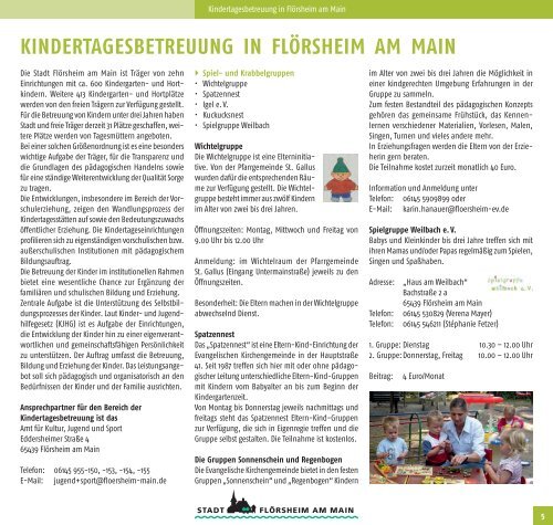 Familienwegweiser - Stadt Flörsheim am  Main