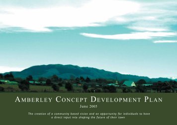 Amberley Concept Development Plan 2005 - Hurunui District Council