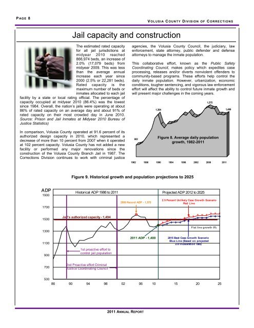 Corrections Annual Report - Volusia County Government