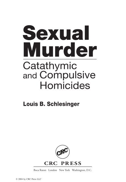 Sexual Murder - Justicia Forense