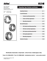 E & VE - Arten Freios e Embreagens Industriais