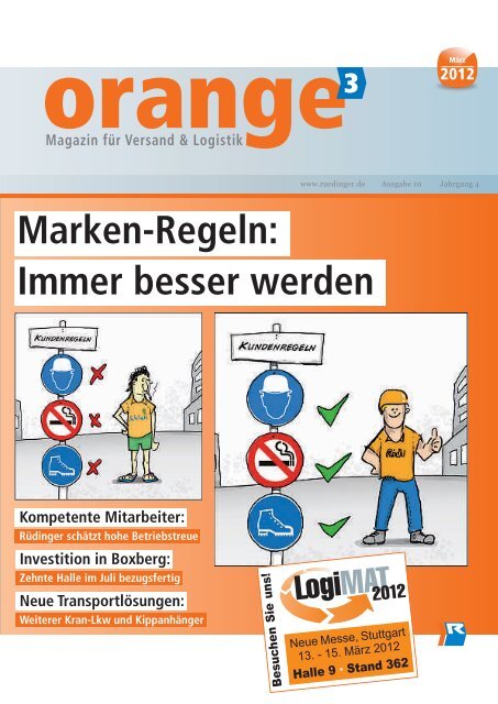 Marken-Regeln: Immer besser werden - Rüdinger Spedition GmbH