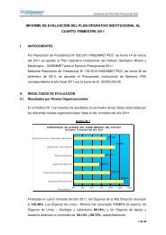 informe de evaluaciÃ³n del plan operativo institucional al ... - Ingemmet