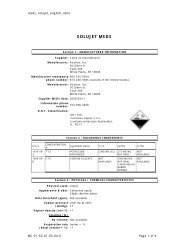 SOLUJET MSDS