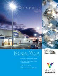 S P A R K L E NATURAL WHITE - Venture Lighting