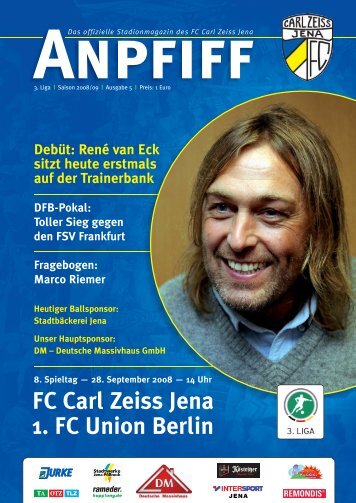FC Carl Zeiss Jena 1. FC Union Berlin