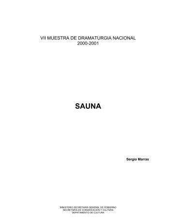 Descargar (PDF) - XV Muestra de Dramaturgia Nacional