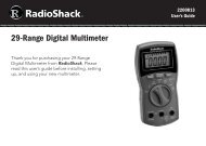 29-Range Digital Multimeter - Radio Shack