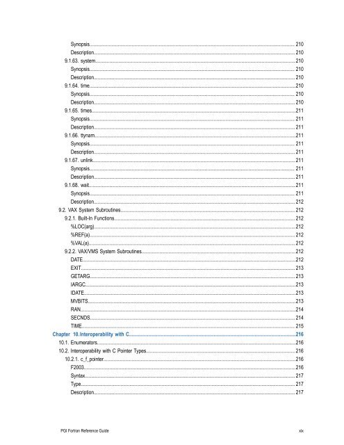 PGI Fortran Reference manual - The Portland Group