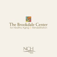 The Brookdale Center - NCH Healthcare System