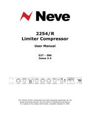 2254/R User Manual - AMS Neve