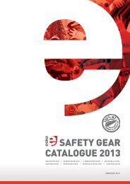 SAFETY GEAR CATALOGUE 2013 - ESKO Safety Products