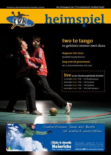 two to tango - TV Korschenbroich Handball