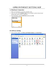 GPRS INTERNET SETTING SOP - Si2iMobility