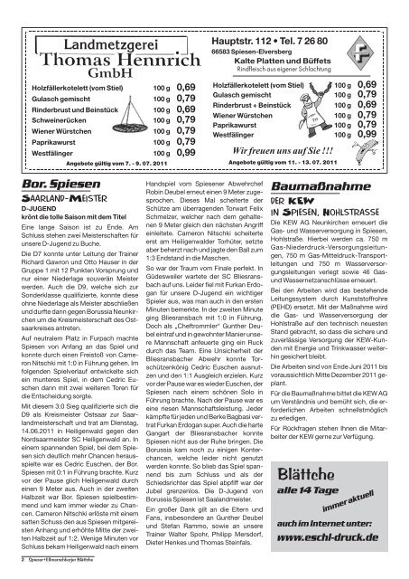 Spieser + Ellmerschberjer - Eschl - Druck