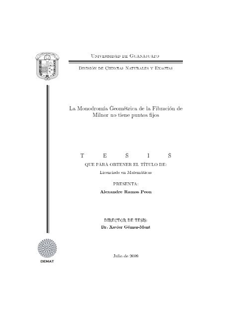 Tesis de licenciatura