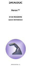 Datalogic Heron D130 Quick Reference Guide - The Barcode ...