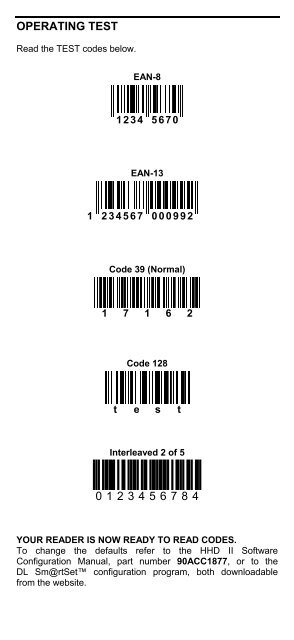 Datalogic Heron D130 Quick Reference Guide - The Barcode ...