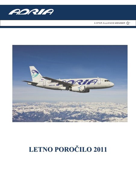 LETNO POROÄILO 2011 - Adria Airways