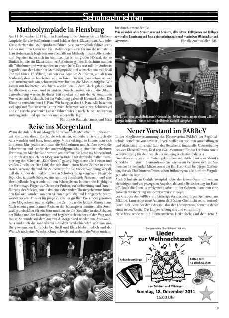 Südangeln Rundschau 6/2011 - Teil 1 - Amt Südangeln