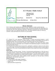 Profile of S.T. Worden Public School