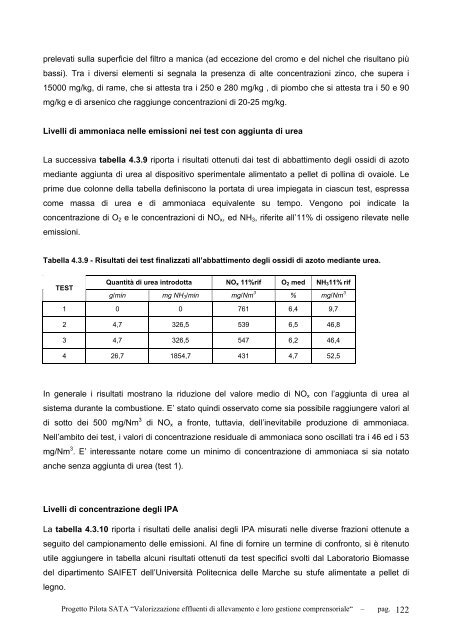 valorizzazione degli effluenti di allevamento e loro gestione ... - ARAL