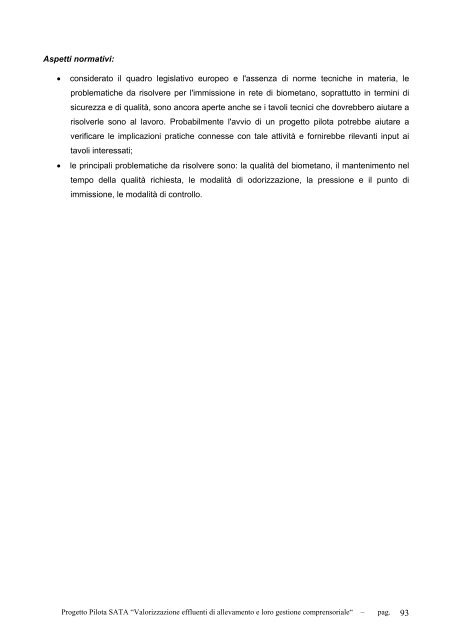 valorizzazione degli effluenti di allevamento e loro gestione ... - ARAL