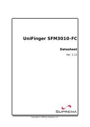 UniFinger SFM3010-FC - Suprema