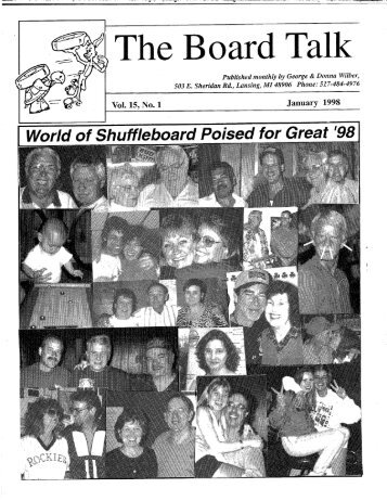 Board Talk January 1998 - eShuffleboard.com