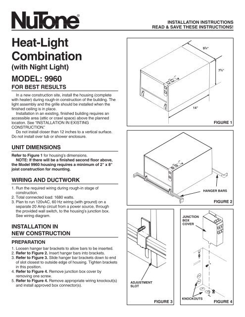 Installation Guide - Nutone