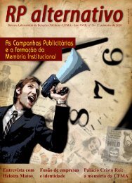 Revista Laboratório de Relações Públicas - RP Alternativo - Ufma