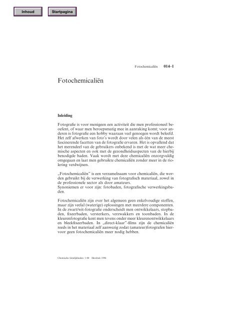 FotochemicaliÃ«n - Chemische Feitelijkheden
