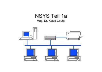 Netzwerksysteme (Gegenstand NSYS) Teil 1a