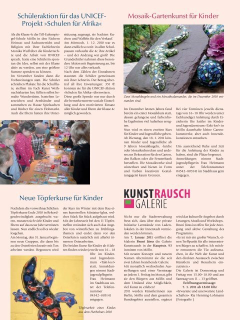 Titel Mölln aktuell - Geesthachter Anzeiger