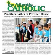 Pro-lifers Gather at Province House - Diocese of Antigonish