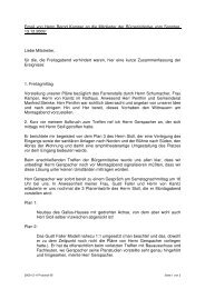 Email von Herrn Bernd Kamper an die Mitglieder der Bürgerinitiative ...