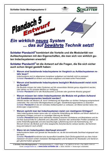 Ein wirklich neues System ... das auf bewÃ¤hrte ... - Sonnendeal