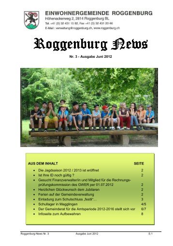 Roggenburg News 03/2012