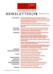 newsletter|19 march 2012 - Flanders-China Chamber of Commerce