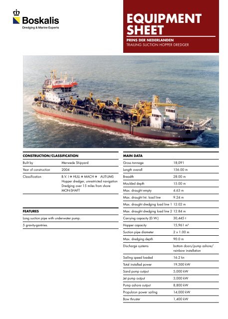 Trailing Suction Hopper Dredgers