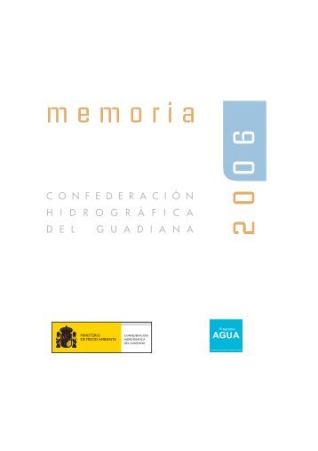 memoria - ConfederaciÃ³n HidrogrÃ¡fica del Guadiana