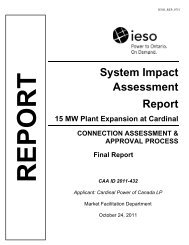 Final Report - IESO