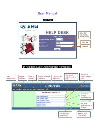User Manual - About AMW