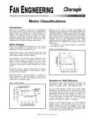 Motor Classifications - Clarage