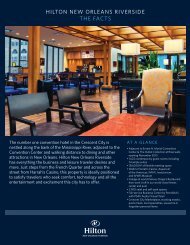 Event Space Fact Sheet (PDF) - Hilton