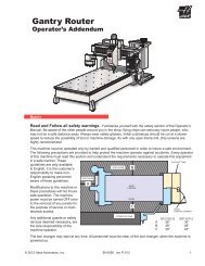 Gantry Router - Haas Automation, Inc.
