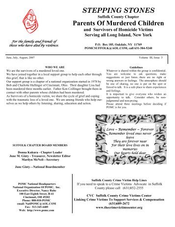 January 2007 Newsletter June2007Newsletter - Parents of ...