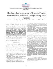 Hardware Implementation of Discrete Fourier Transform and its ...
